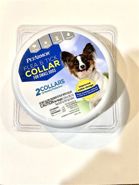 Pet Armor Flea & Tick Collar for Small Dogs - 2 Collars, New, Unopened ...