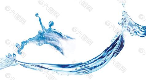 纯净蓝色水流设计元素素材免费下载(图片编号:3672234)-六图网