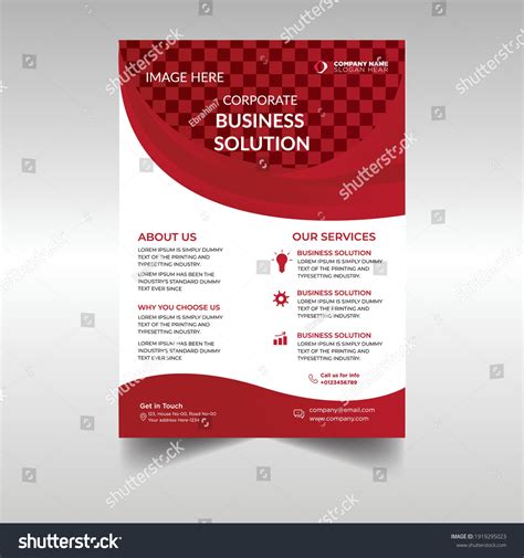 Business Poster with Red Color 的图像结果