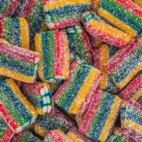 Sour Rainbow Licorice Bricks - Marini's Candies
