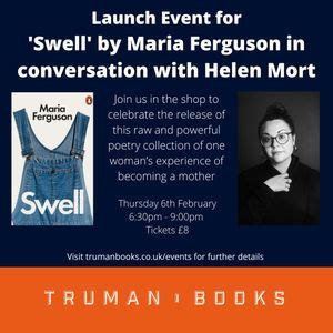 Launch event for ‘Swell’ by Maria Ferguson in conversation with Helen ...