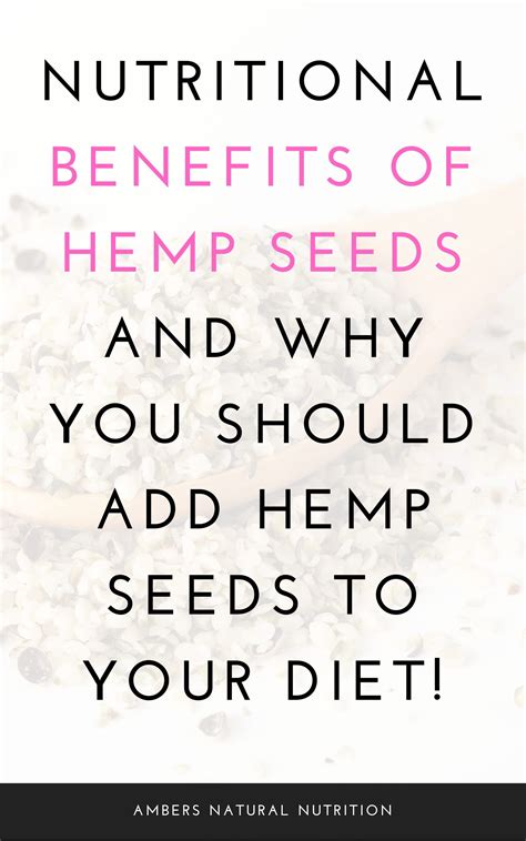 Nutritional Benefits of Hemp Seeds: Omega-3 Fats, Vitamin E, and More