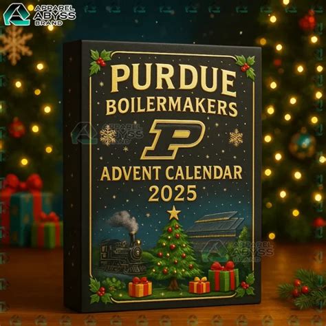 Purdue Boilermakers Football 2025 Advent Calendar - Apparel Abyss Brand