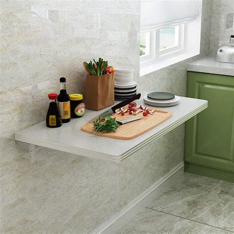 Buy YAOJIA Folding Wall Mounted Desk Folding Long Wall Mounted Table ...