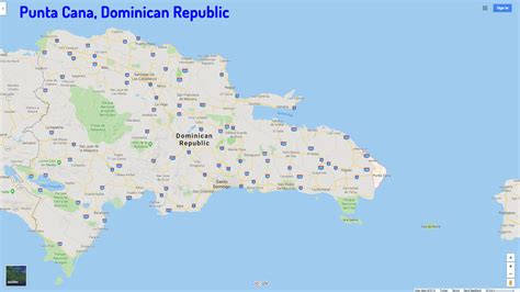 Punta Cana Map - Dominican Republic