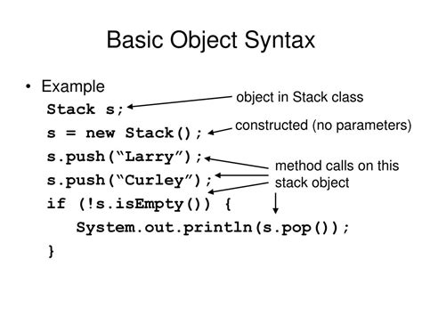 Image result for Java Object Syntax