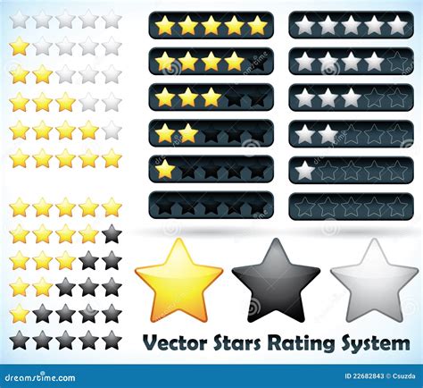 Star Rating System Stock Photos - Image: 22682843
