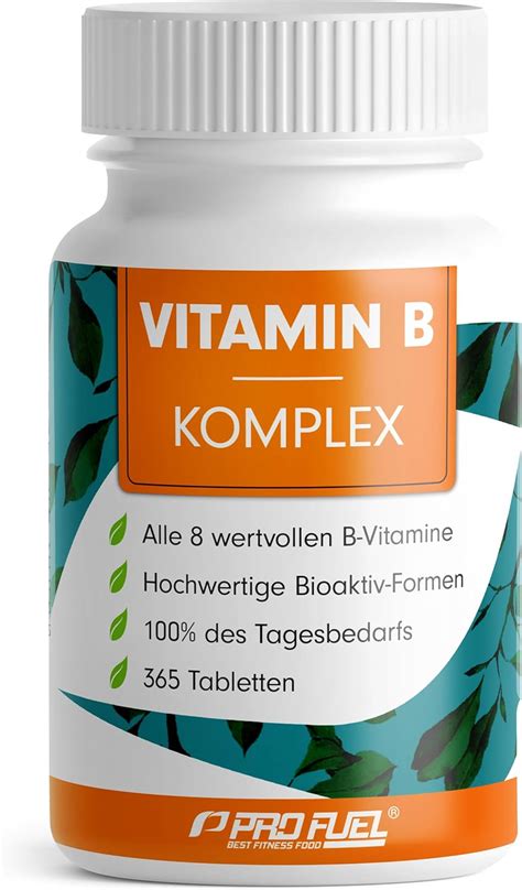 ProFuel vitamin b complex 365 tablets - b complex with b12 - India | Ubuy