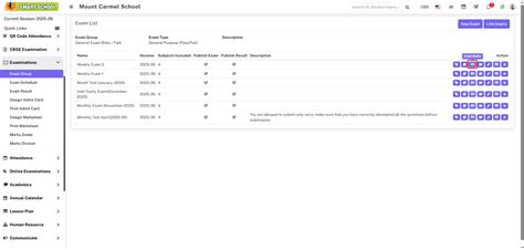 How to add marks in exam? - Smart School : School Management System by ...