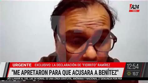“Me apretaron para que acusar a Benítez”: la escandalosa declaración de ...