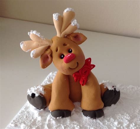 clay reindeer craft