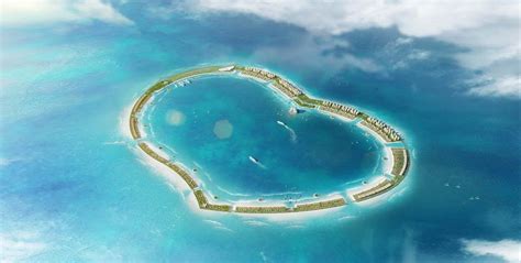 南海面积最大的岛屿：美济岛，未来有多大扩建潜力？|南海|岛礁|美济礁_新浪新闻