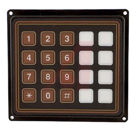 88JB2-252 Grayhill | Grayhill 20 Key ABS Polycarbonate Keypad | 877 ...