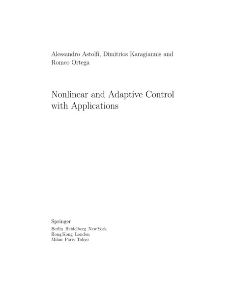 Adaptive Control Applications 的图像结果