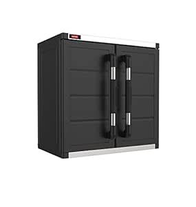Keter XL Pro Wall Hanging Mounted Durable Resin Plastic Utility Cabinet ...