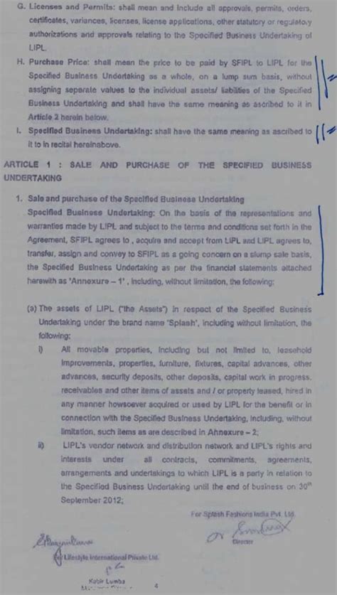 Transfer of assets and liabilities in group amounts to slump sale