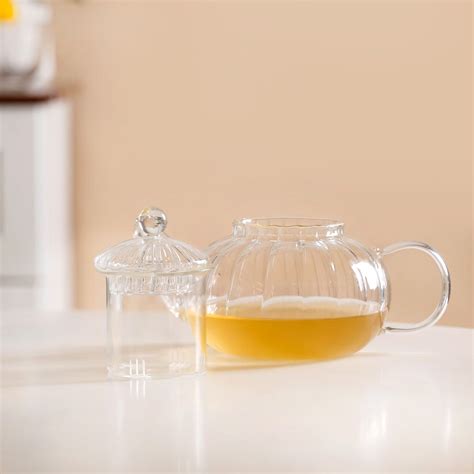 Borosilicate Teapot 650ml Online - Premium Tea Pot | Nestasia