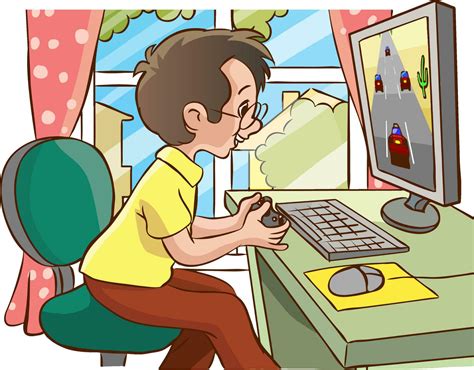 Play Computer Cartoon 的图像结果