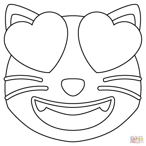Cat Heart Eyes Emoji