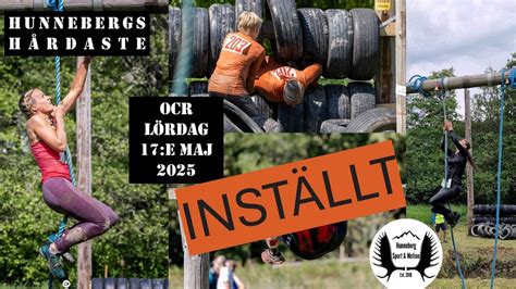 INSTÄLLT Hunnebergs Hårdaste OCR 2025, Hunneberg Bike Park, Vanersborg ...
