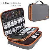 Portable Electronic Accessories Travel case,Cable Organizer Bag Gadget ...