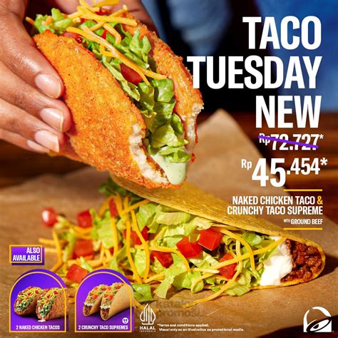 Promo TACO BELL TACO TUESDAY – HARGA SPESIAL 2 TACO FAVORIT hanya Rp 45 ...