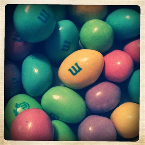 Easter M and Ms in Game Room Decor