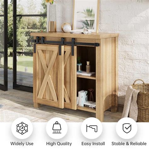 EaseLife 3 FT Mini Cabinet Bypass Double Sliding Barn Door India | Ubuy