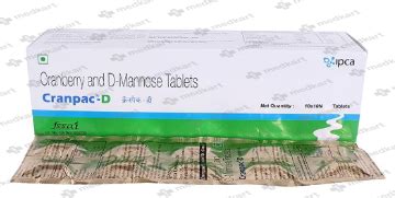 Cranpac D Tablet 10's | Price, Uses & Side Effects | Medkart