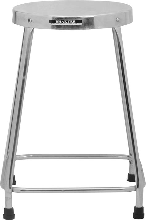 INDIAN DECOR. 55474 All Stainless Steel Anti-Static Square Stools ...