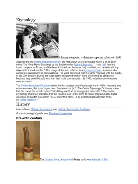 Image result for Computer Etymology