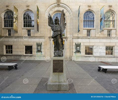 Thomas Wolfe Memorial Angel Outside the Asheville Museum in the Pack ...