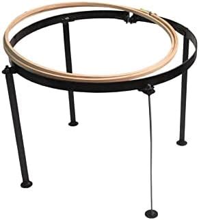 Aari Embroidery Frame Stand with Wooden Hoop aari Work Stand - 18 Inch ...