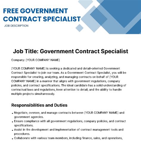 Government Contract Jobs