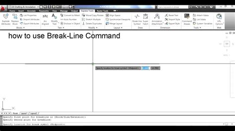 Image result for Break Line Command AutoCAD