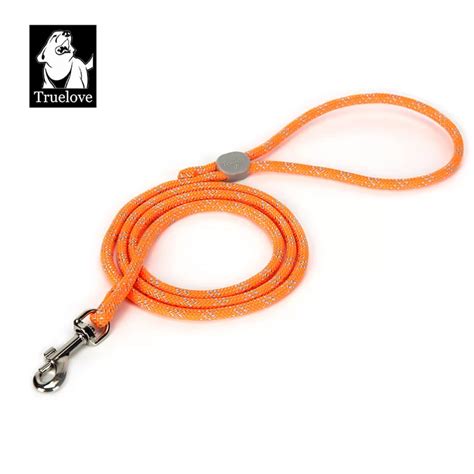 Buy Truelove High Density Rope Webbing Leash for Dogs (Orange) Online ...