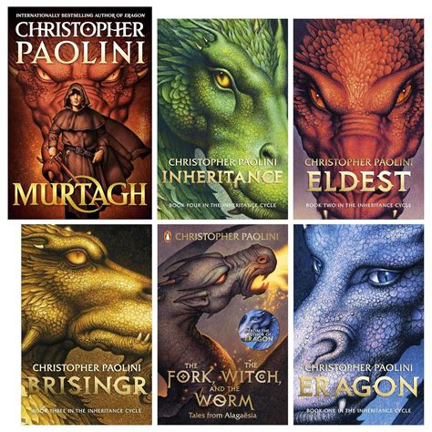 Inheritance Cycle 6 Books Collection (Eragon, Eldest, Brisingr ...