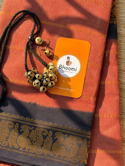 Sungudi cotton paired with chilanga jewels – bhoomibyahalya