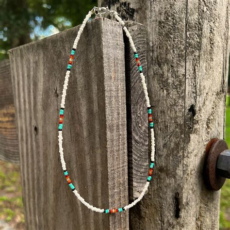 Western beaded choker | Beaded necklace designs, Western fashion ...