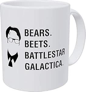 Buy RWhouse Bears Beets Battlestar Galactica Jim, Dwight Schrute The ...