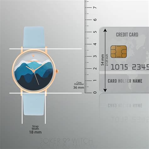 Joker & Witch Blue Valley PU Strap Watch For Women