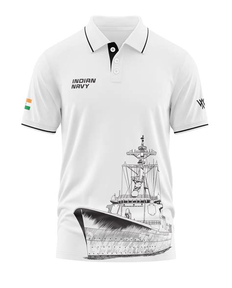 Indian Navy Polo Collar T-Shirt – Warriorworld