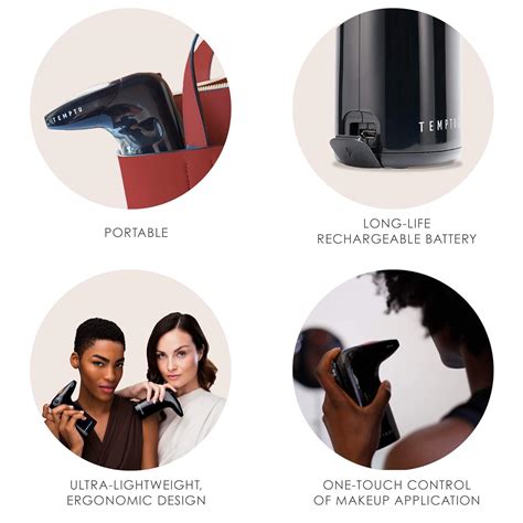 Buy TEMPTU Airbrush Glow & Go Kit: Complete Cordless Pro Airbrush ...