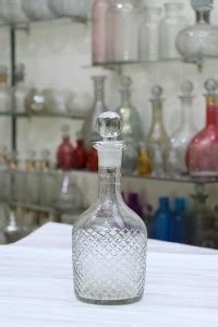 VISHVASH Crystal Clear Glass Decanter Whisky, Wine, Vodka, Rum, Jin ...