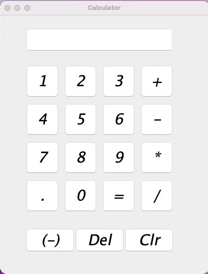 Image result for Java AWT Calculator
