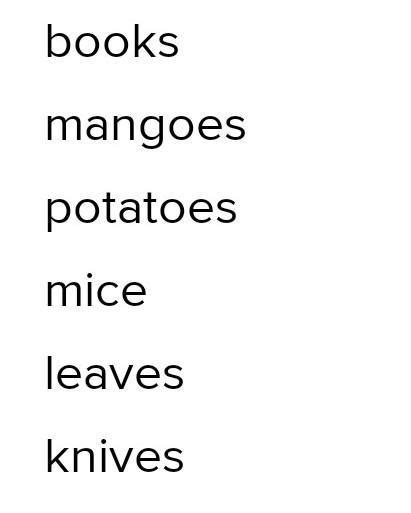 Change the number of - book mango kanife fish - Brainly.in