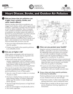 Fillable Online Heart Disease Stroke and Outdoor Air Pollution EPA-456F ...