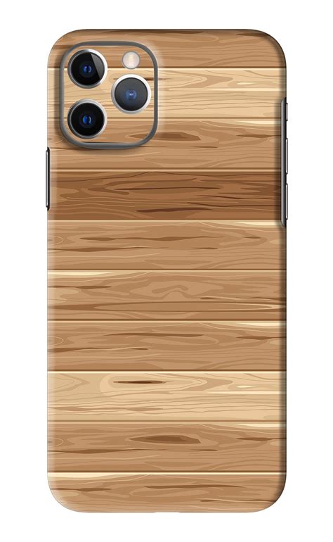 Wooden Vector iPhone 11 Pro Max Back Skin Wrap | Only Rs.149 – SkinLelo