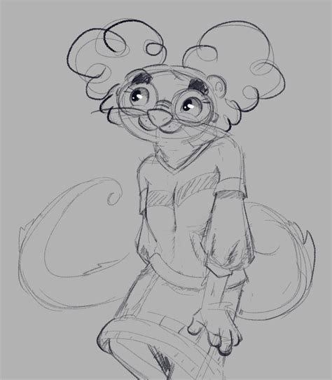 ottie the otter sketch by jacksonpluck on DeviantArt