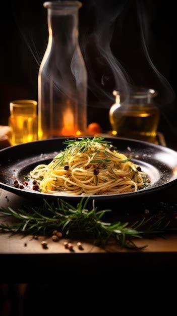 Spaghetti aglio e olio is a traditional italian pasta dish from naples ...